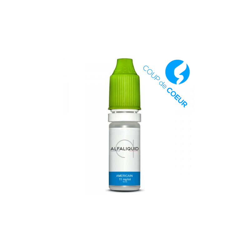 E-liquide saveur Tabac American - ALFALIQUID