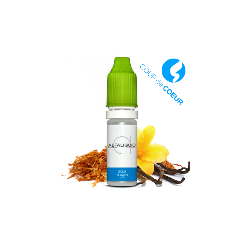 E-liquide saveur Tabac Gold - ALFALIQUID
