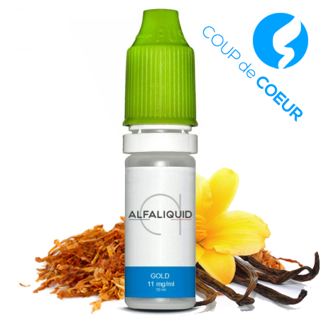 E-liquide saveur Tabac Gold - ALFALIQUID