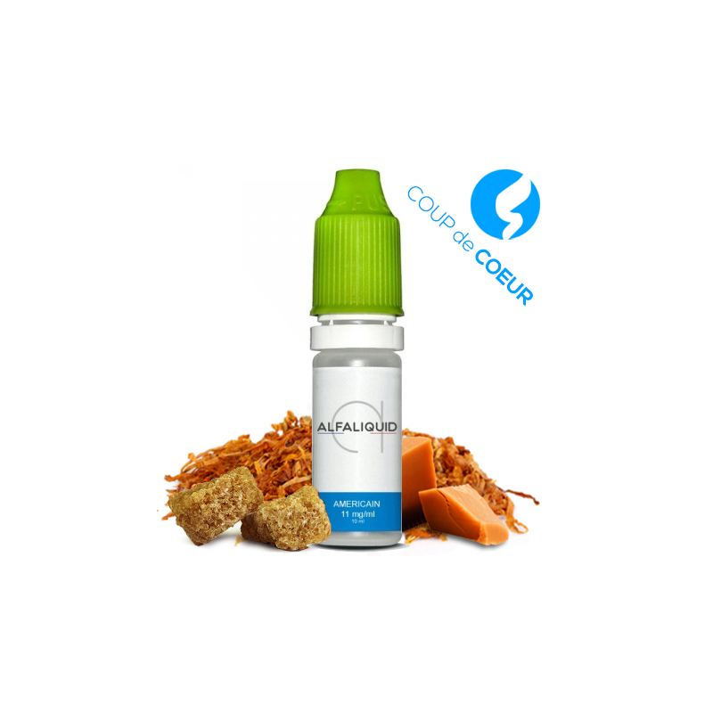 E-liquide saveur Tabac American - ALFALIQUID