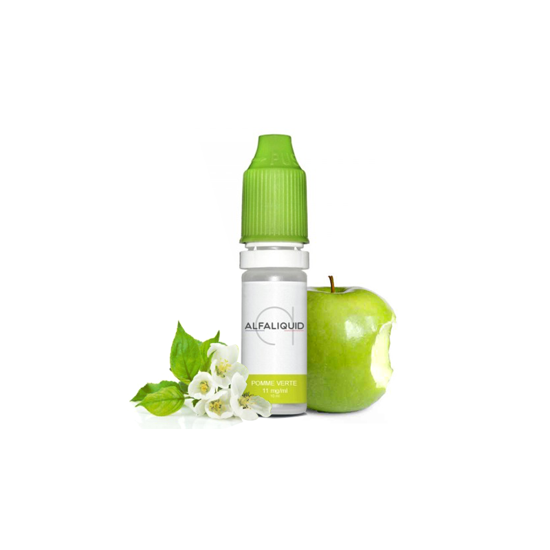 E-liquide saveur Pomme Verte - ALFALIQUID