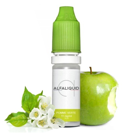 E-liquide saveur Pomme Verte - ALFALIQUID