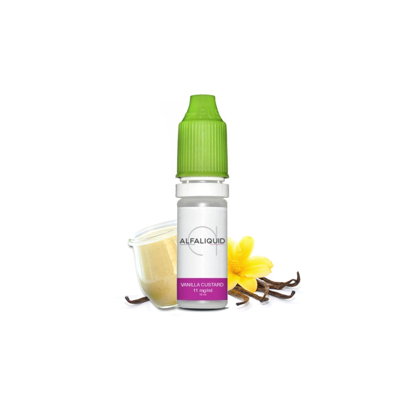 E-liquide saveur Vanilla Custard - ALFALIQUID