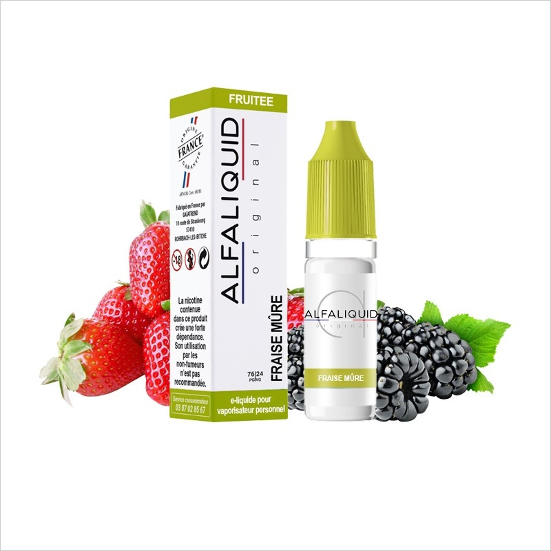 E-liquide Fraise Mûre - ALFALIQUID