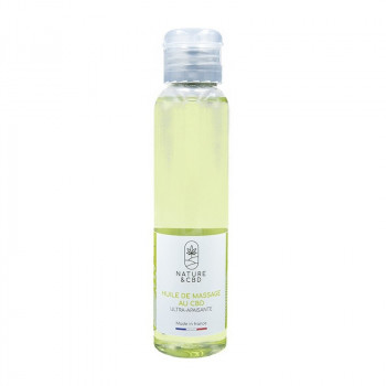 Huile de massage au CBD - Nature et CBD