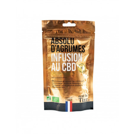 Infusion au CBD Absolu d'Agrumes by Tizz