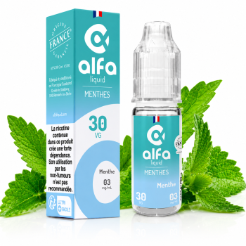 E-liquide Menthe - ALFALIQUID
