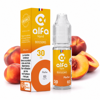 E-liquide Pêche - ALFALIQUID