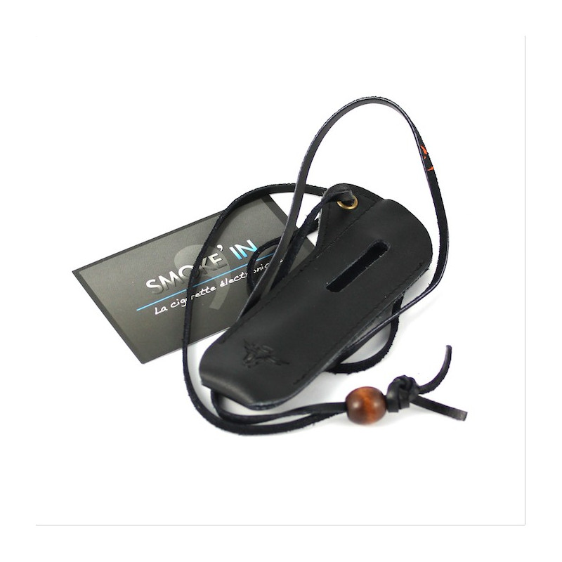 Etui tour de cou cuir